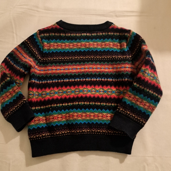 Baby Gap Toddler Sweater 18-24 Months Fair Isle Knit Long Sleeve - Picture 4 of 7